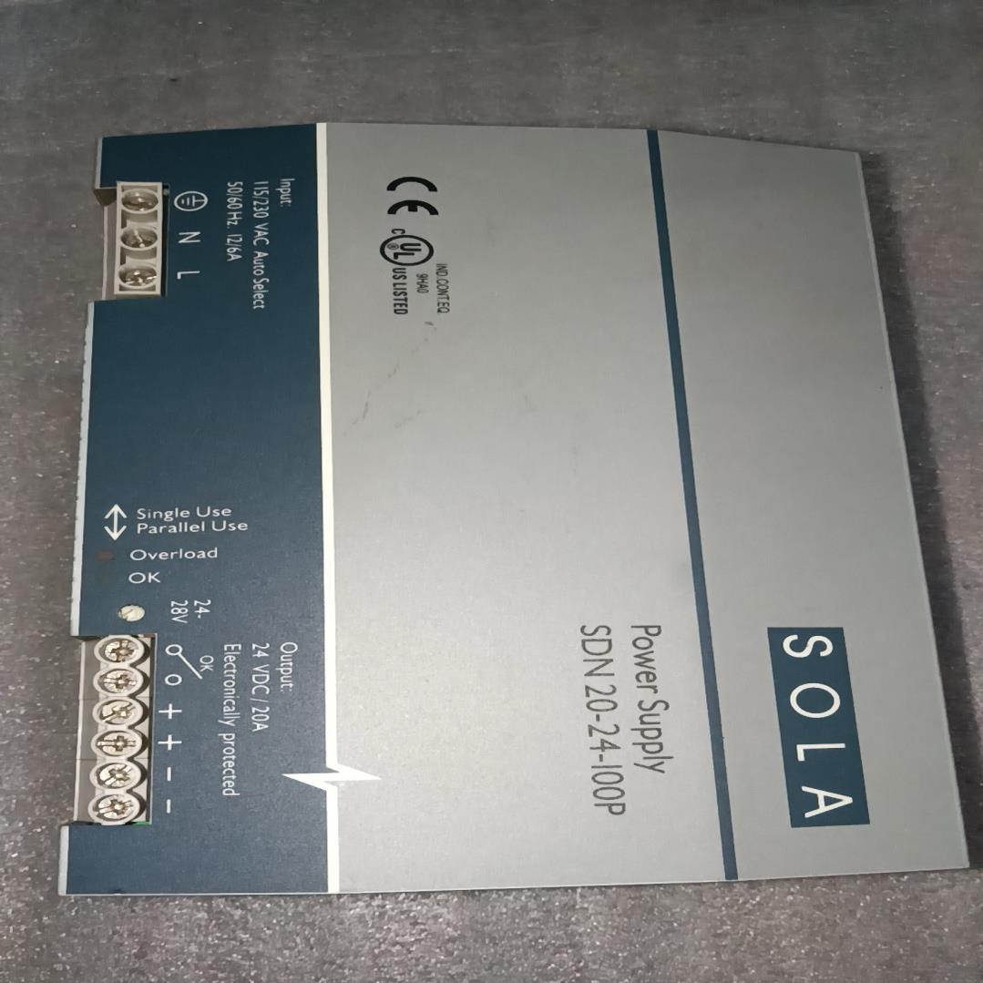 原装SOLA开关电源 SDN20-24-100P 2