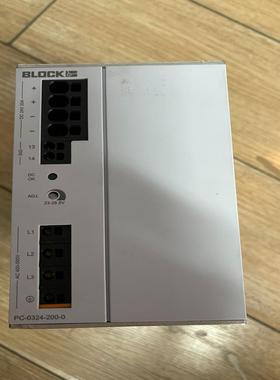 BLOCK 电源COMPACT-3AC/24DC-20 PC