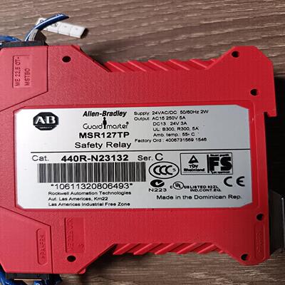 罗克韦尔msr127rp安全继电器件，成色如图。议价