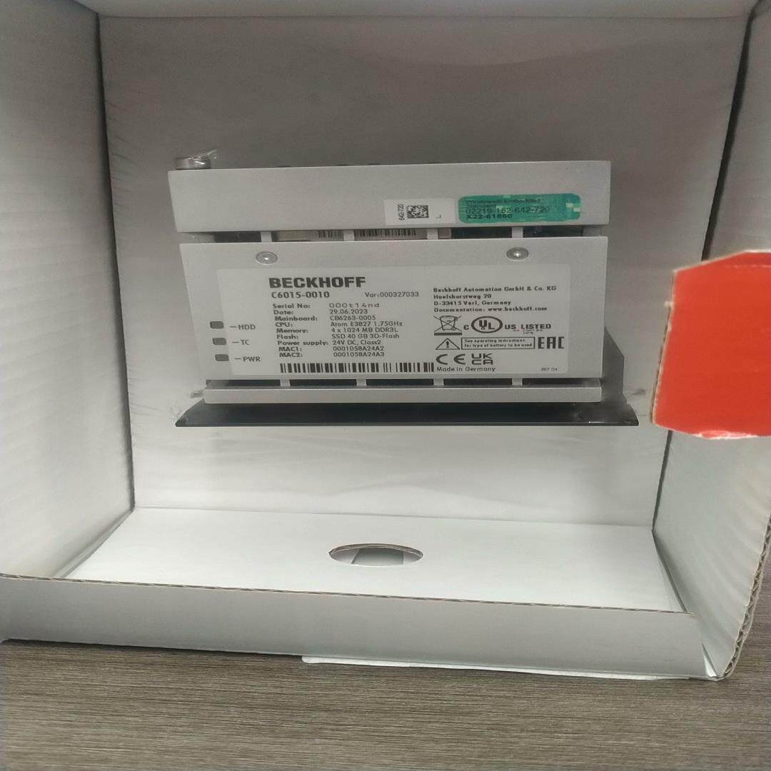 控制器 BECKHOFF倍福 C6015-0010全新原装正