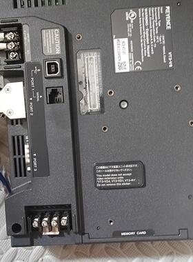 [德峰]基恩士触摸屏VT3-V8。一个拆机功能完好，正面有点破损