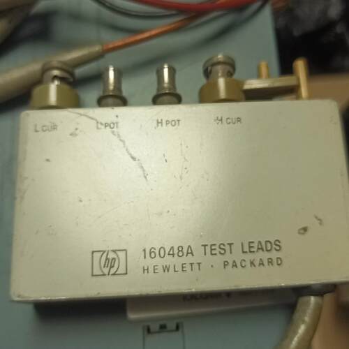 安捷伦16048A测试夹具，阻抗分析仪测试引线，成色如图