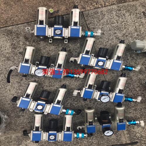 【荣强工控】亚德客油水分离器过滤器气源三联件GF300-