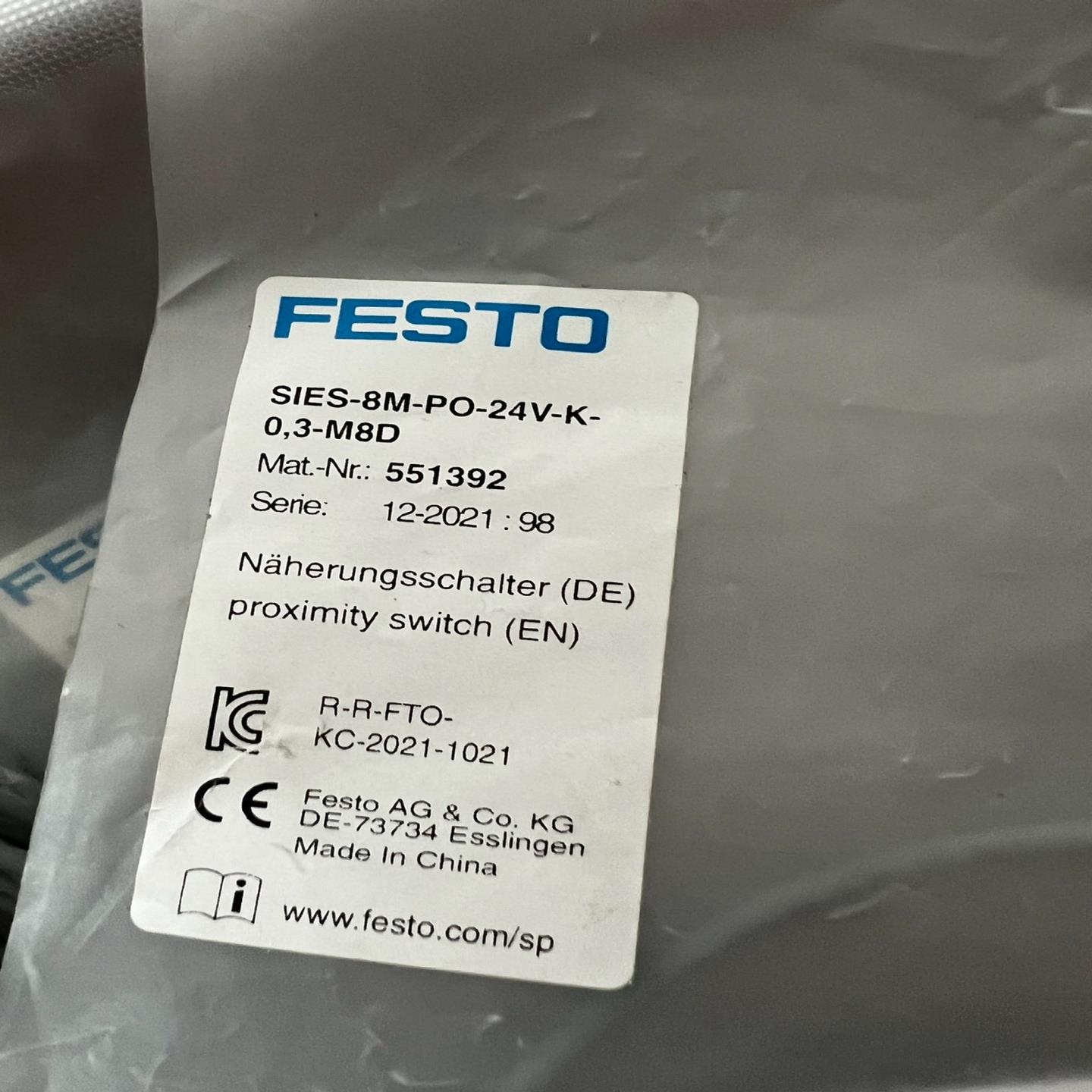 FESTO费斯托接近开关SIES-8M-PO-24V-K-0