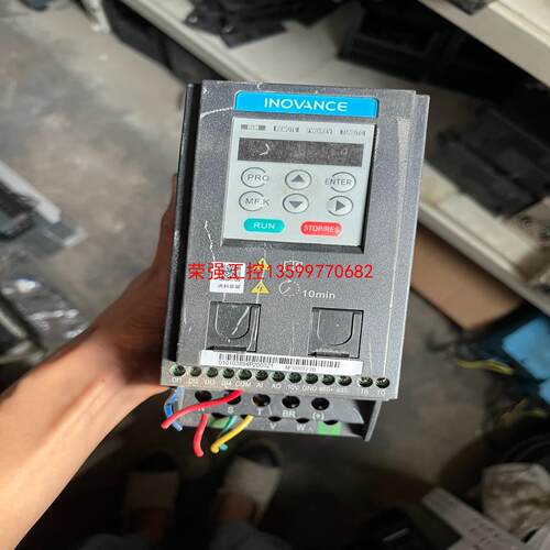 【荣强工控】汇川变频器MD200T2.2B外壳完好,成色如图