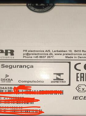 丹麦PR5334A3B变送器，全新正品！