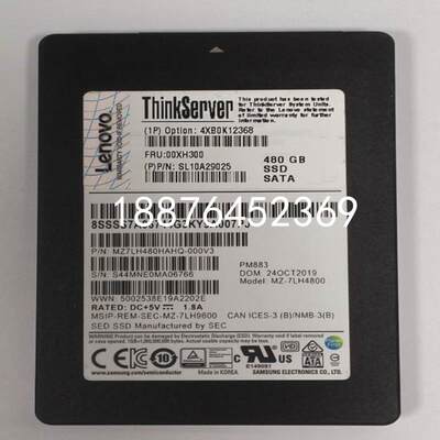 【议价】Lenovo480G6GSATA00XH30000LF383MZ7LH480HAHQ提供测报SS