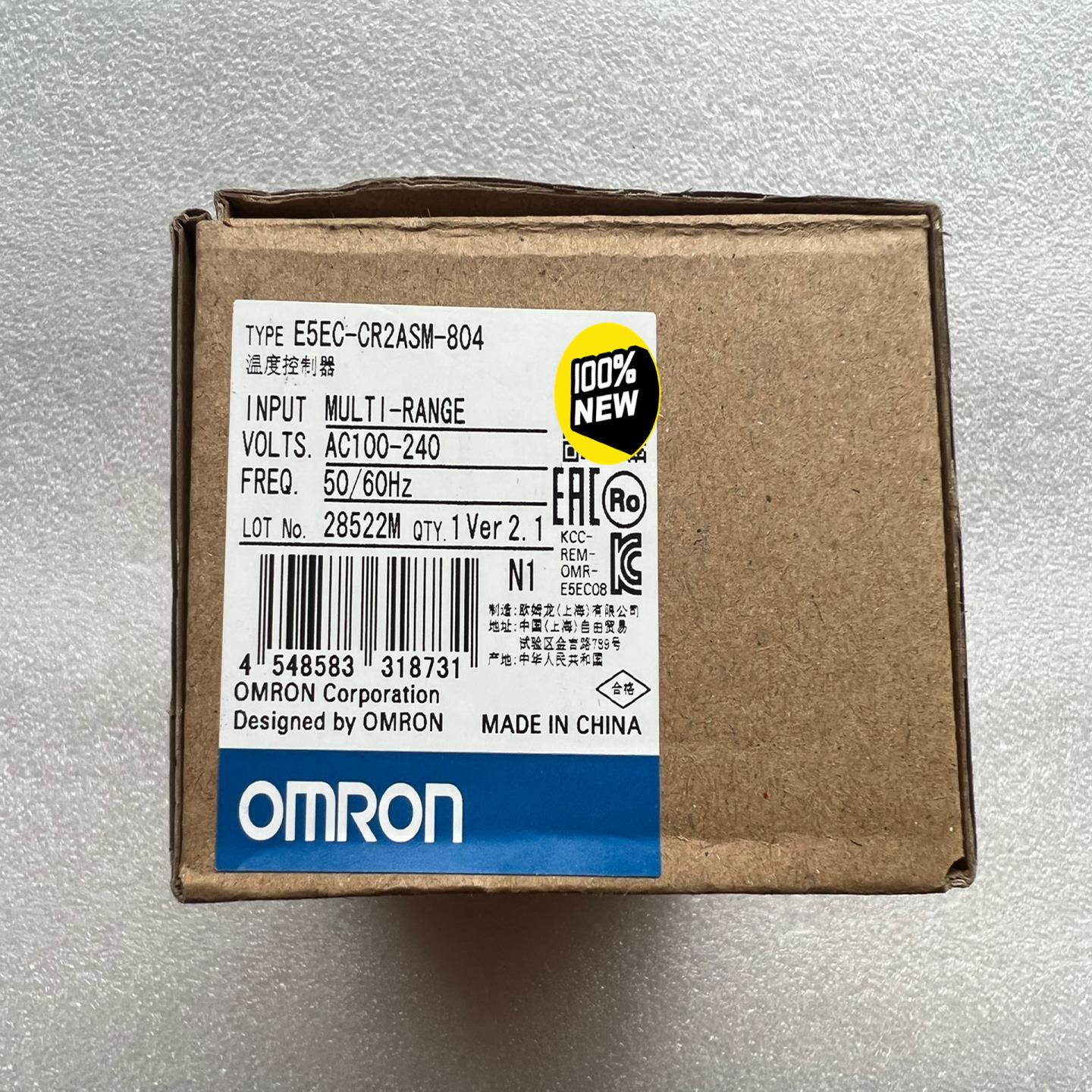 温度控制器E5EC-CR2ASM-804全新原装正品