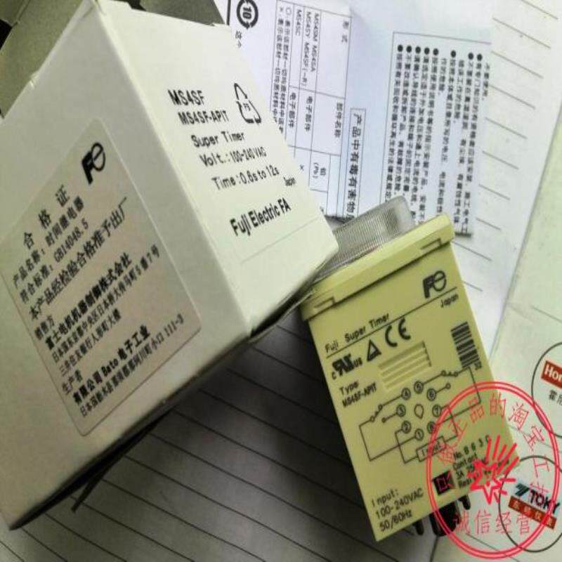 富士继电器MS4SF-APIT/AP1T原产100-240VAC 0.6-12秒