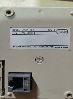 安川操作面板JVOP-182保证质量，需要的拍下，成色