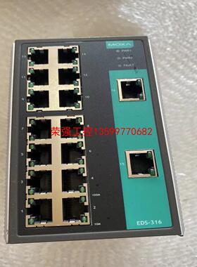 【荣强工控】EDS-316二手拆机MOXA工业级交换机实物图