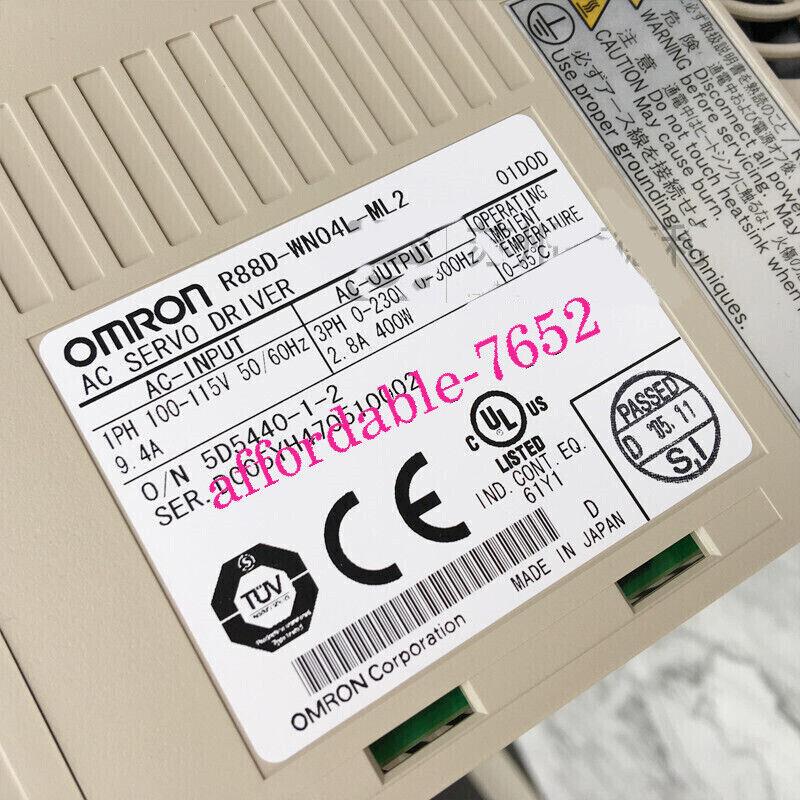 原装供应伺服驱动器 R88D-WN04L-ML2