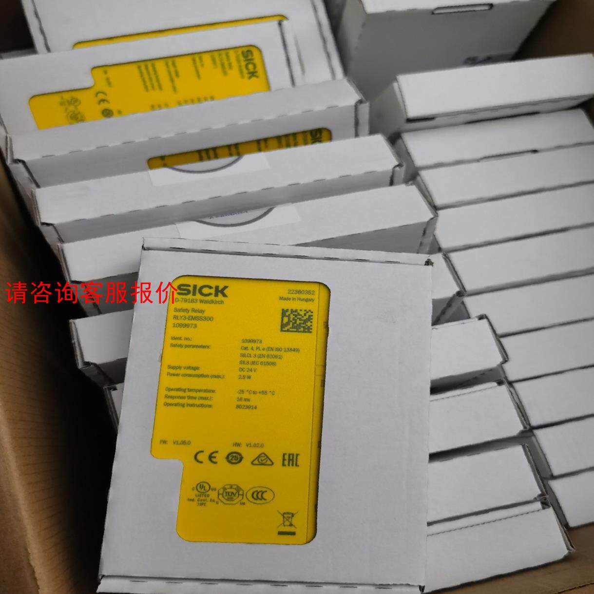 全新正品西克 SICK 安全继电器RLY3-EMSS300