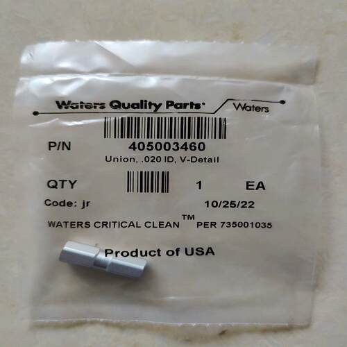 waters 金属两通，peek两通，0.02ID，4050