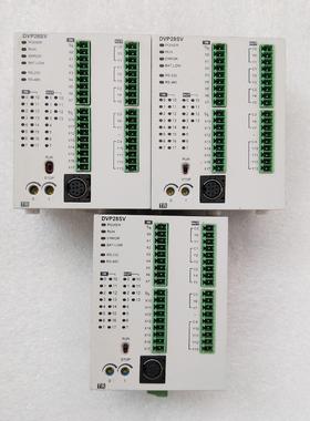 台达PLC  DVP28SV11T，，功能正常，端子