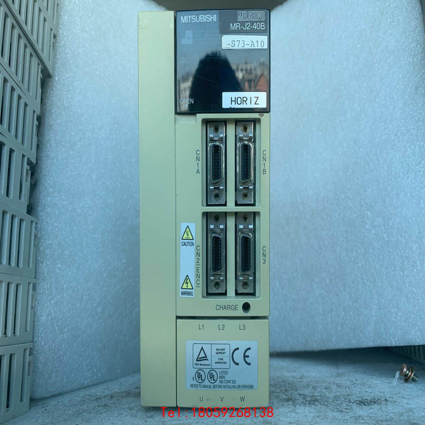 【非标价】三菱驱动器 MR-J2-40B-S73-A10实物图，成色漂