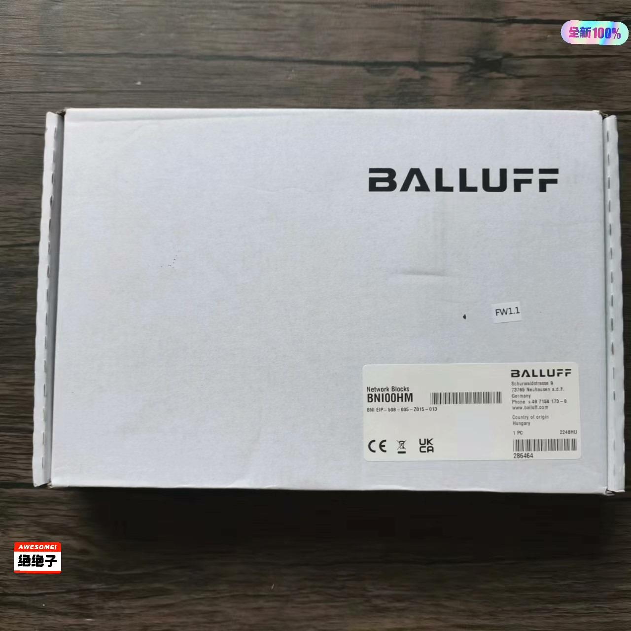 全新原装未拆封 巴鲁夫 BNI00HM 模块 BNI EIP
