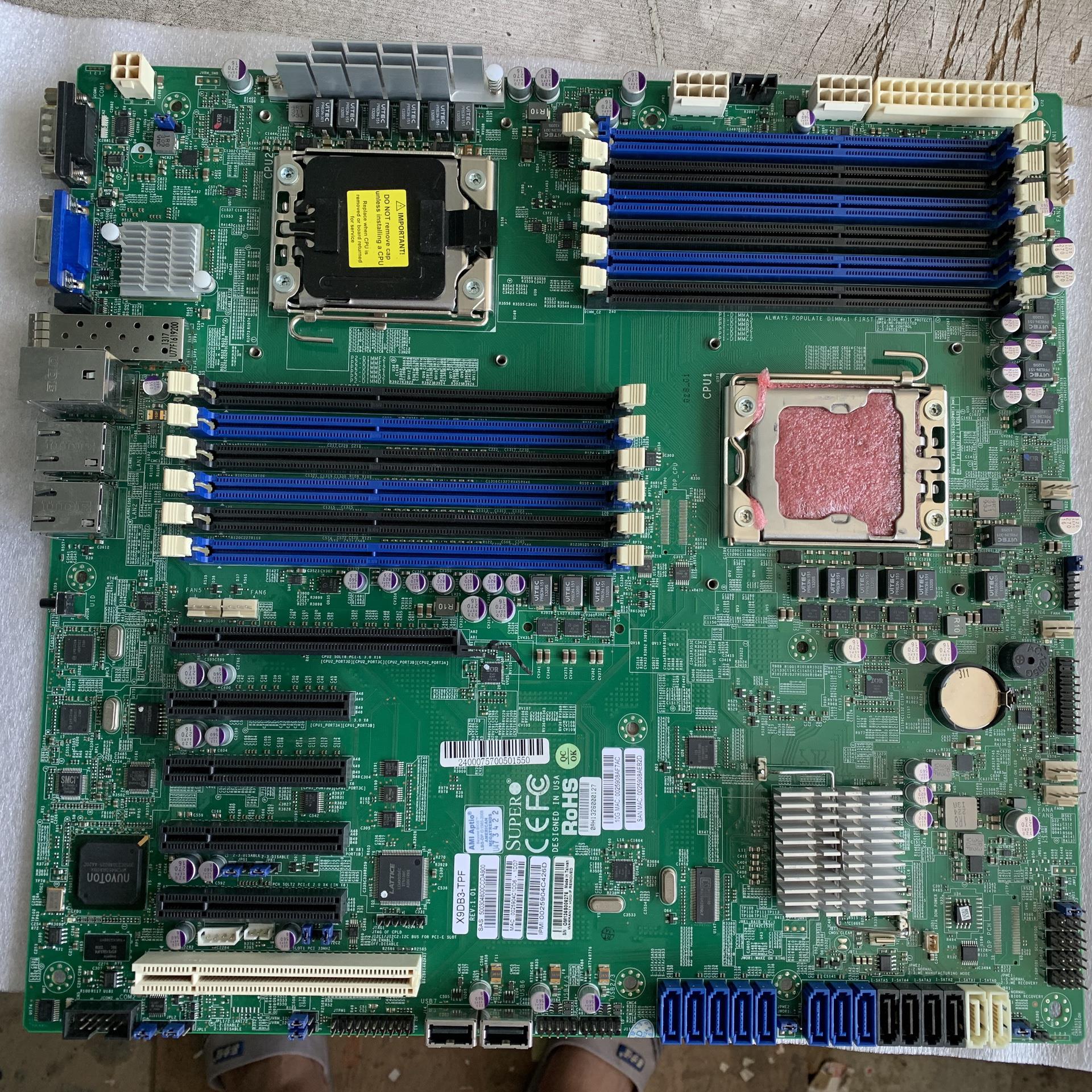 超微X9DB3-TPF 原装主板1356针 全功能正常