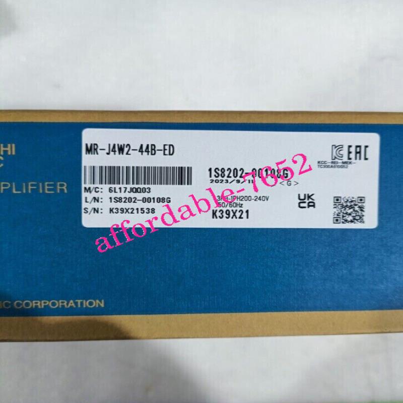 原装供应三菱伺服驱动器 MR-J4W2-44B-ED