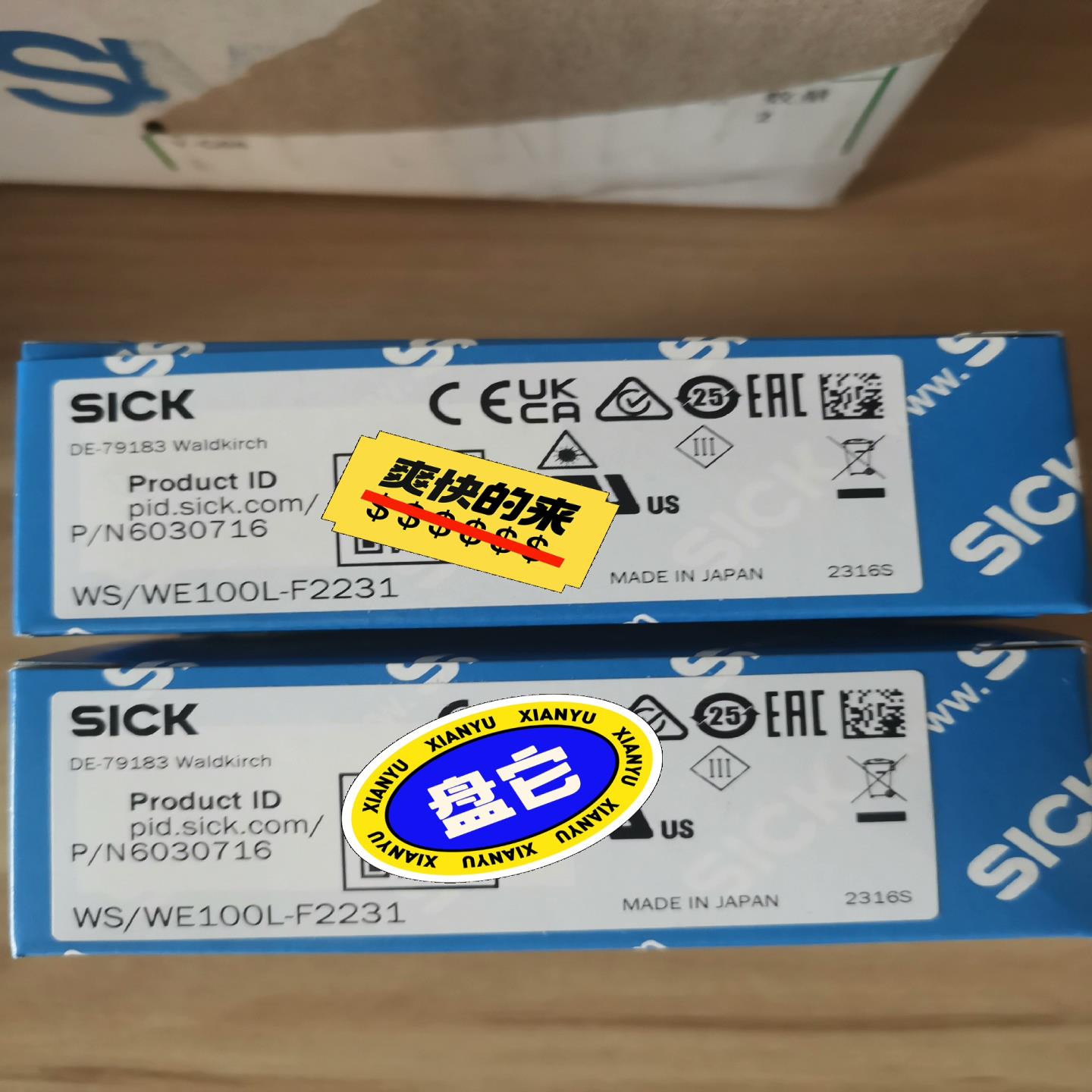 sick光电传感器WS/WE100L-F2231，全新正品，