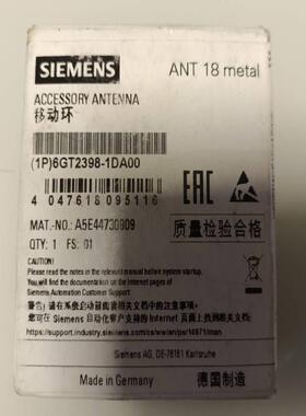 6GT2398-1DA00西门子 RF300/RF200 天