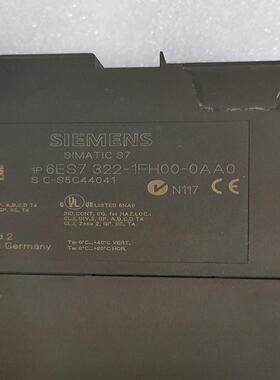 【工控自动化】西门数字输模块S7322-1FH00-0AA0，实物如议价