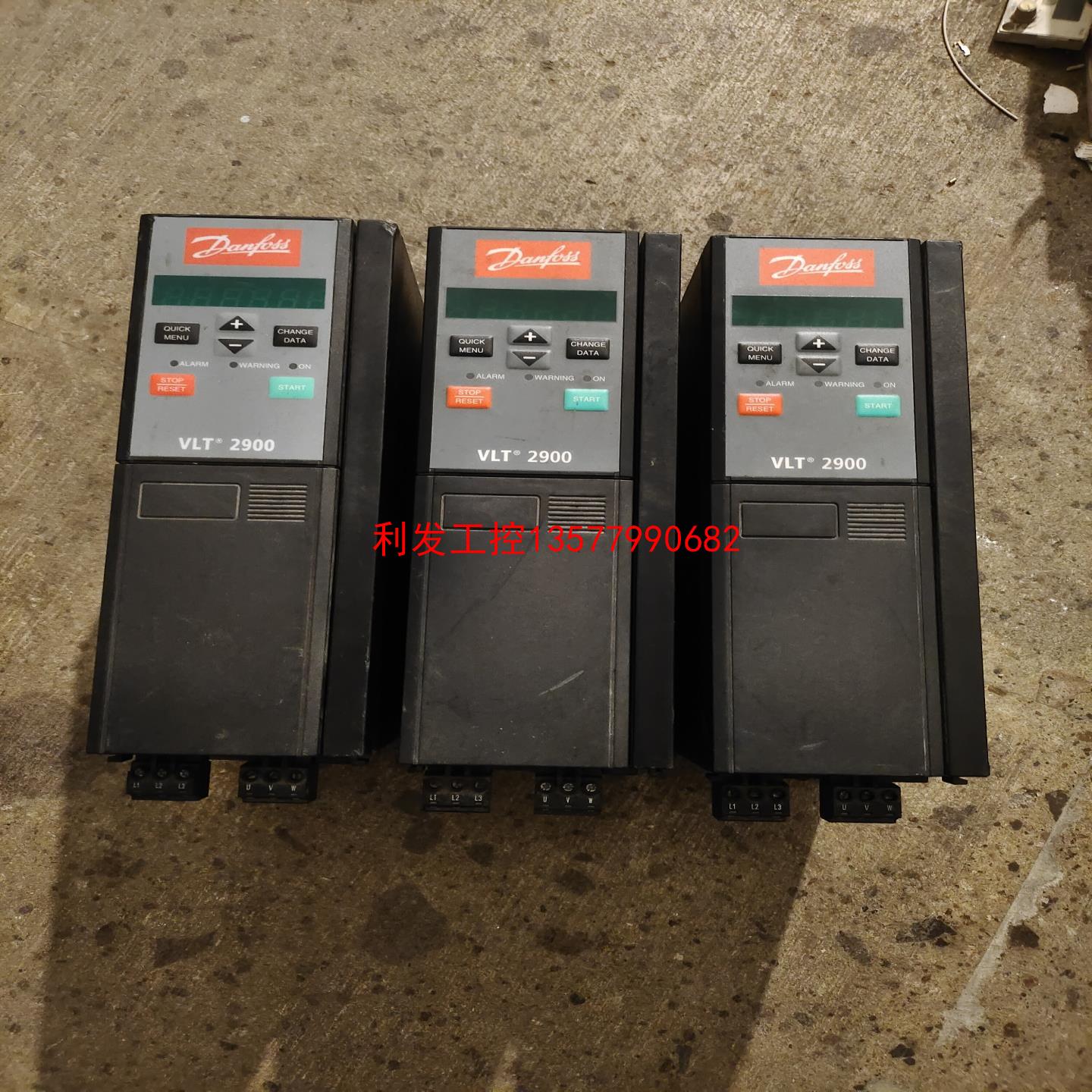 议价[利发工控]二手拆机丹佛斯，ⅤLT2930，3KW2台，VLT2922，