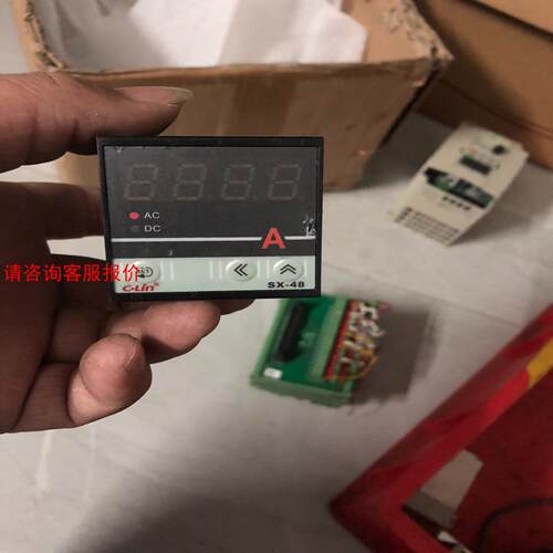 闲置一欣灵牌SX-48 ACO-5A 数显直流交流电流表电压