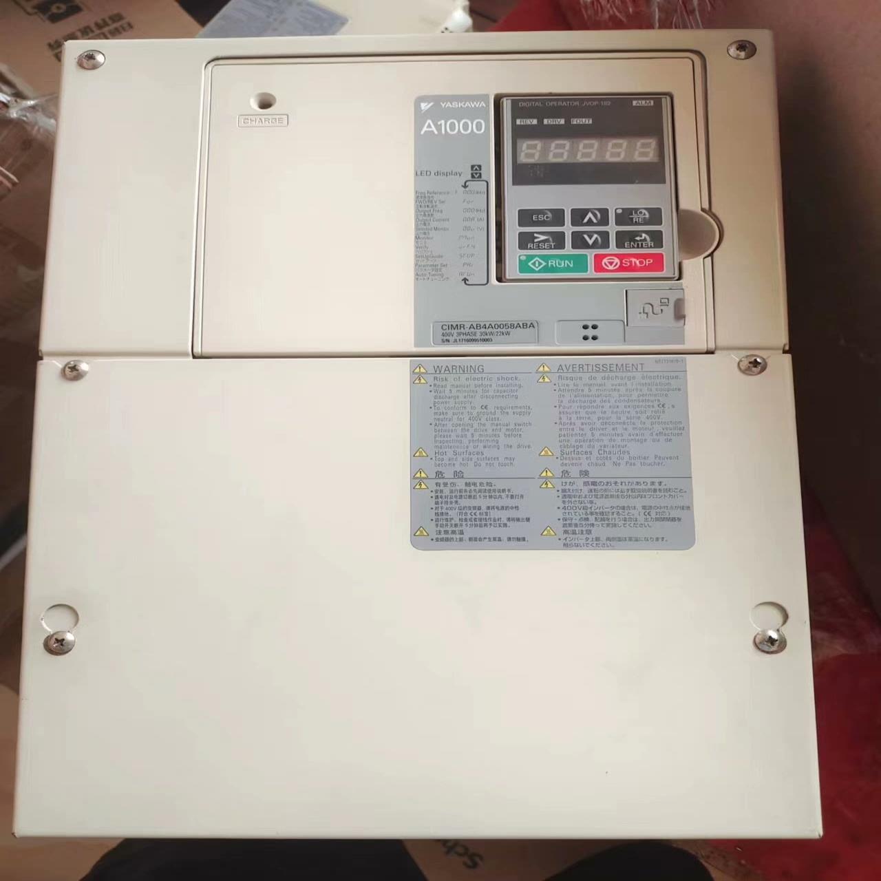安川A1000变频器，CIMR-AB4A0058，功率30/