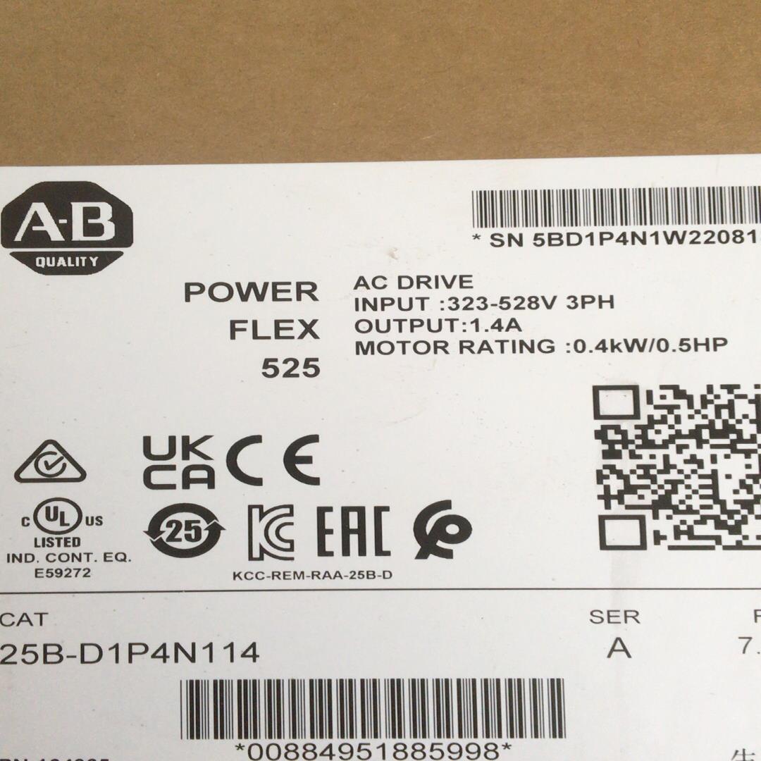 罗克韦尔AB 25B-D1P4N114 全新原装