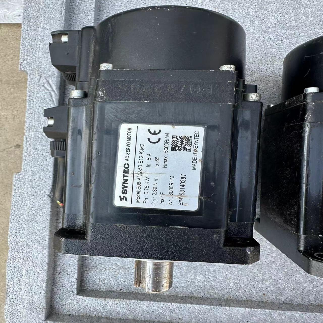 [德峰]S08如图K-伺服电机。AM2-E12 M2-50-新代，-