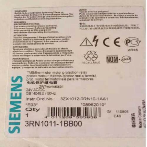 电机保护继电器3RN1011-1BB00 3RN1010-1CG00议价