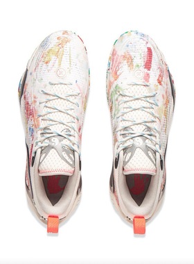 李宁篮球鞋 拉塞尔DLO 1 男款低帮缓震轻量高回弹篮球场地鞋