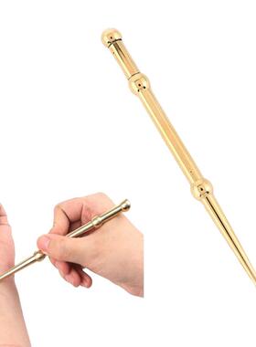 黄铜按穴位工具点穴棒 通用足底按摩器按脚器拨筋棒点穴笔美容棒