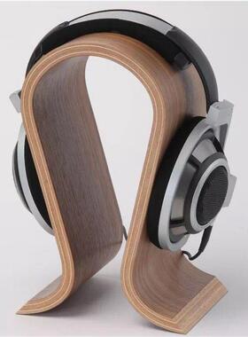 木质耳机支架 头戴式耳机架可 工厂直供创意礼品实木耳机支架