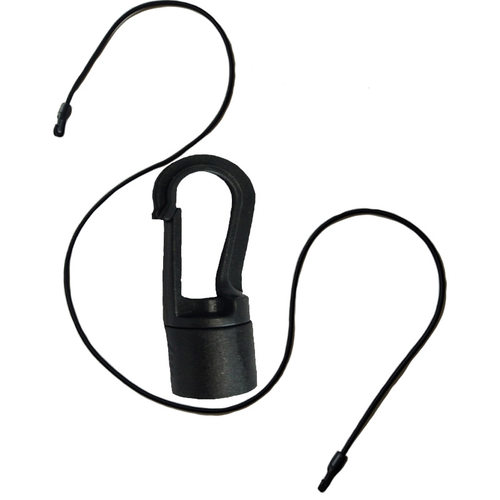 供应户外用品皮划艇运动配件4毫米圆橡胶绳150厘米弹力绳加挂钩