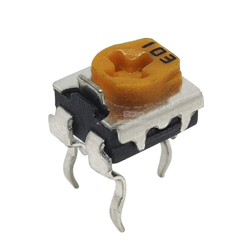 RM065/063卧式立式蓝白可调电阻WH06-2 100R-1M 1K2K5K10K20K100K