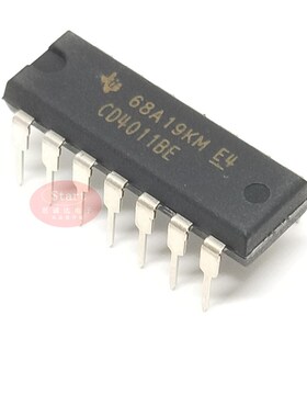 全新原装 CD4011BE DIP-14 四2输入与非门 CD4011 HEF4011