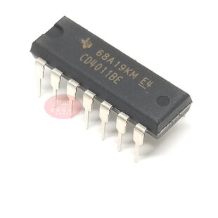 全新原装 CD4011BE DIP-14 四2输入与非门 CD4011 HEF4011