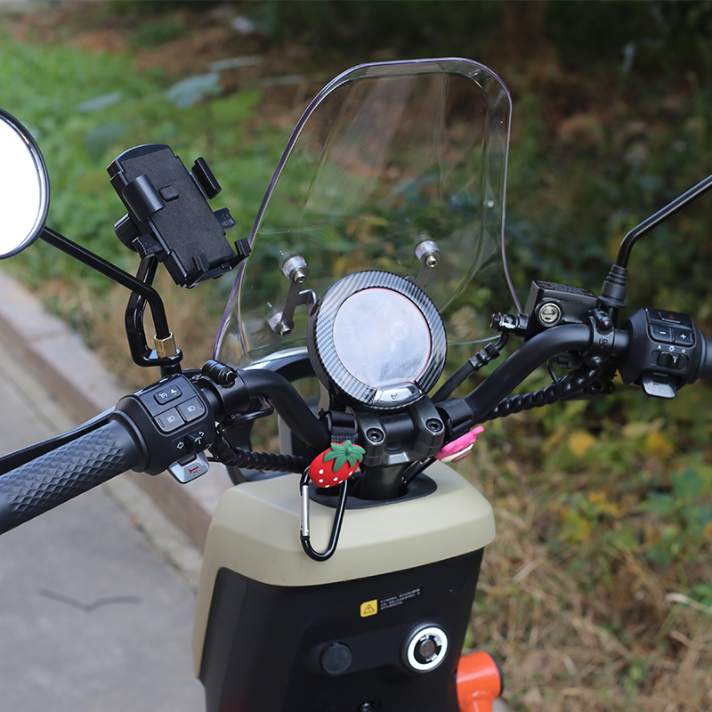 小牛电动车2022新款UQi+U2透明仪表加大加厚前挡风挡雨板改装配件