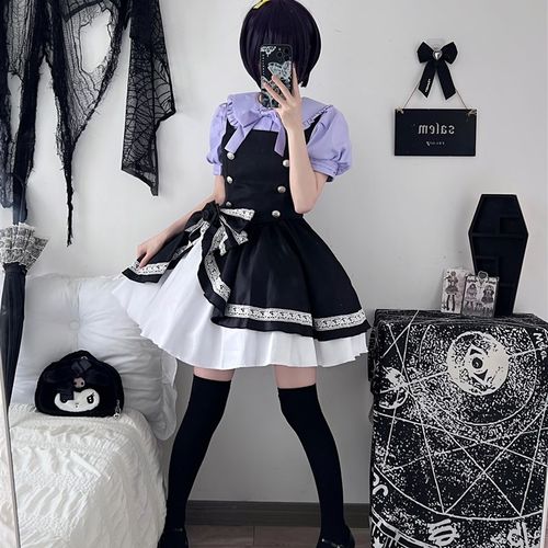 小鸟游六花哥特常服cos服夏装中二病也要谈恋爱服装全套洋装哥特