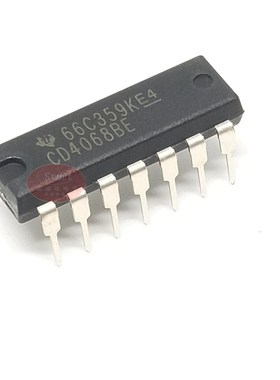 全新原装 CD4068BE 八输入与非/与门 DIP-14封装 直插 CD4068