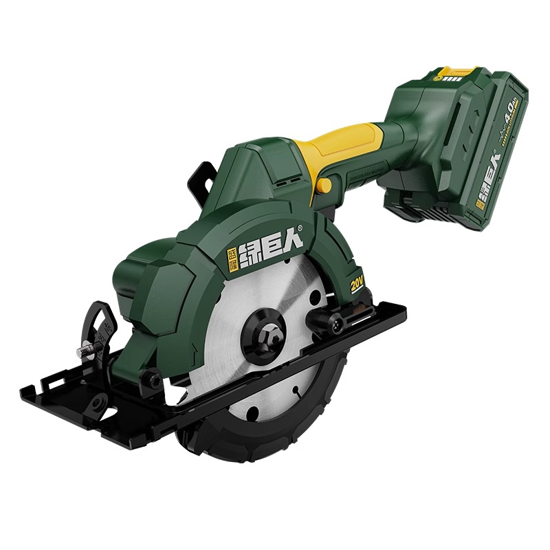 绿巨人锂电手提i锯5.5寸电圆锯无刷140单手锯充电式木工手电锯