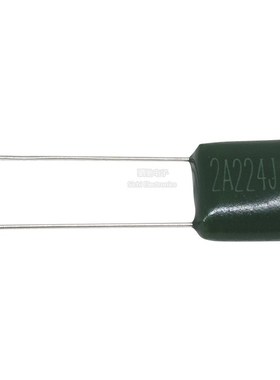 涤纶电容 2A224J 220nf 绿色 0.22uf 100V224 2A224 100V224J