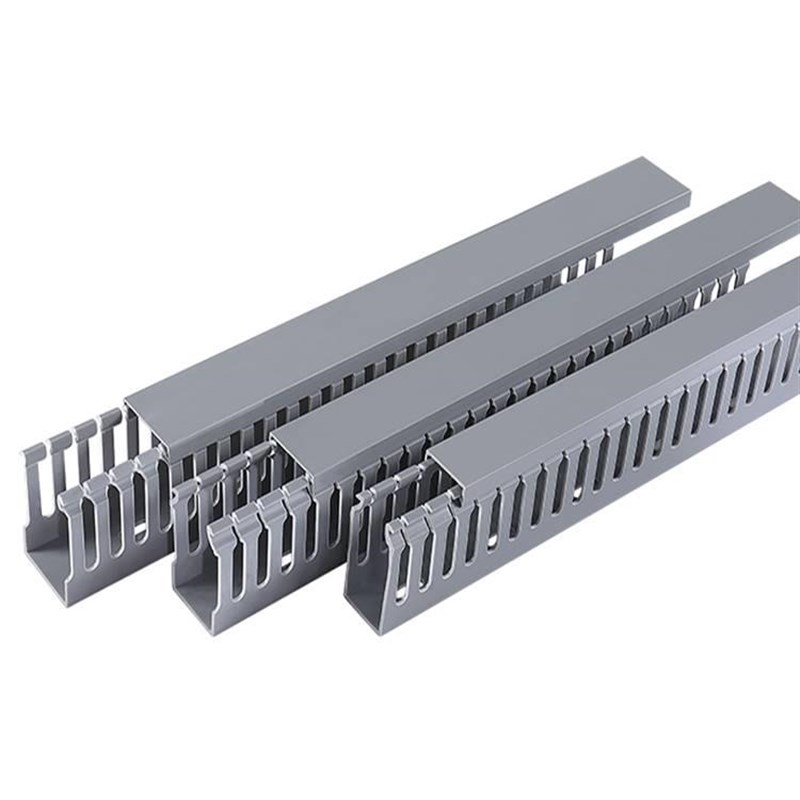 新款PVC线槽电气工业配电箱控制柜走线明装开口J布线槽25x2540305