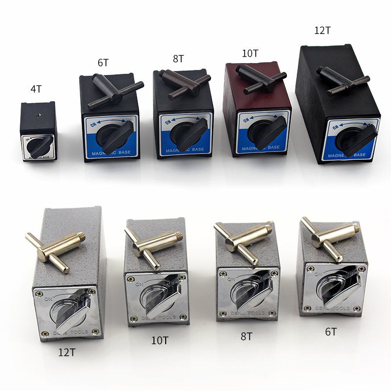 开关式线切割磁力座磁性操作器手动磁吊磁铁表坐6T8T10T12T