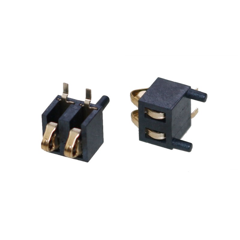 BC-36电池座2.5间距1Pin2Pin3Pin4Pin镀金弹片充电连接器导电座