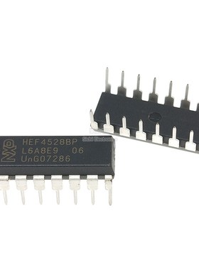 全新原装 HEF4528BP 逻辑-多频振荡器IC DIP-16 CD4528BE 4528