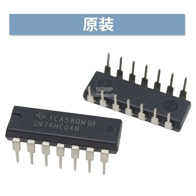 SN74HC04N六组反向器DIP-14全新正品/原装 HD74HC04P 74HC04N直插