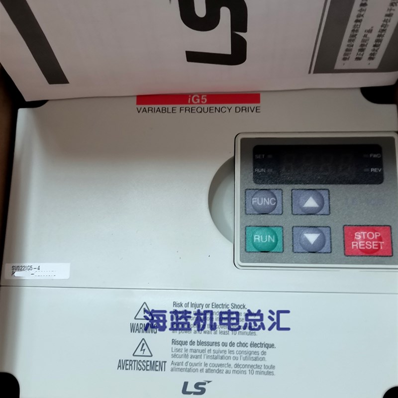 LS产电SV004/008/015/022/037/040iG5-4变频器三相380V乐星电气LG